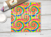 Spiral Tie Dye Adhesive Vinyl 1025